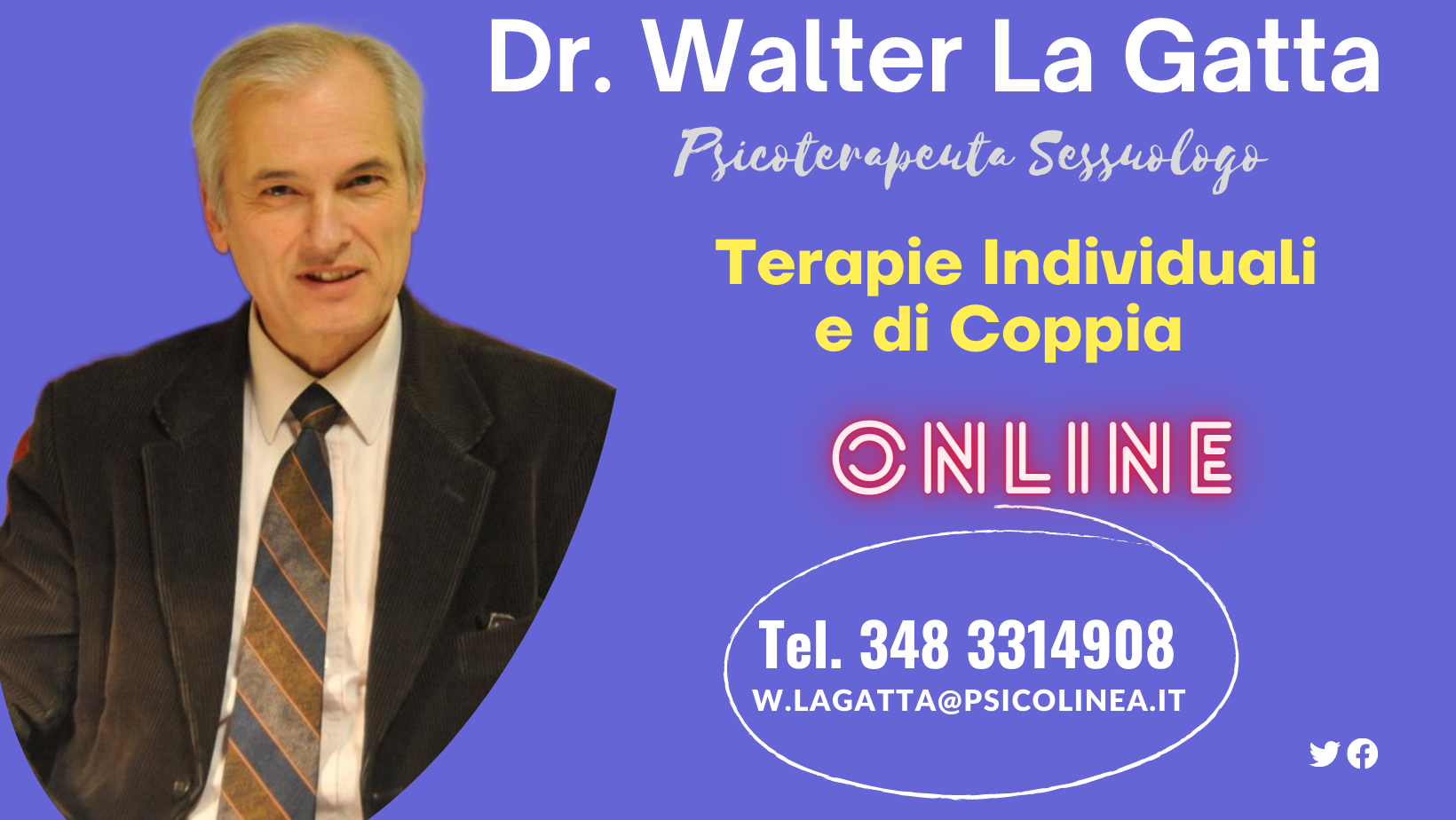 Psicoterapia con il Dott. Walter La Gatta